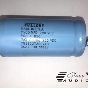 2200uF 200V Mallory